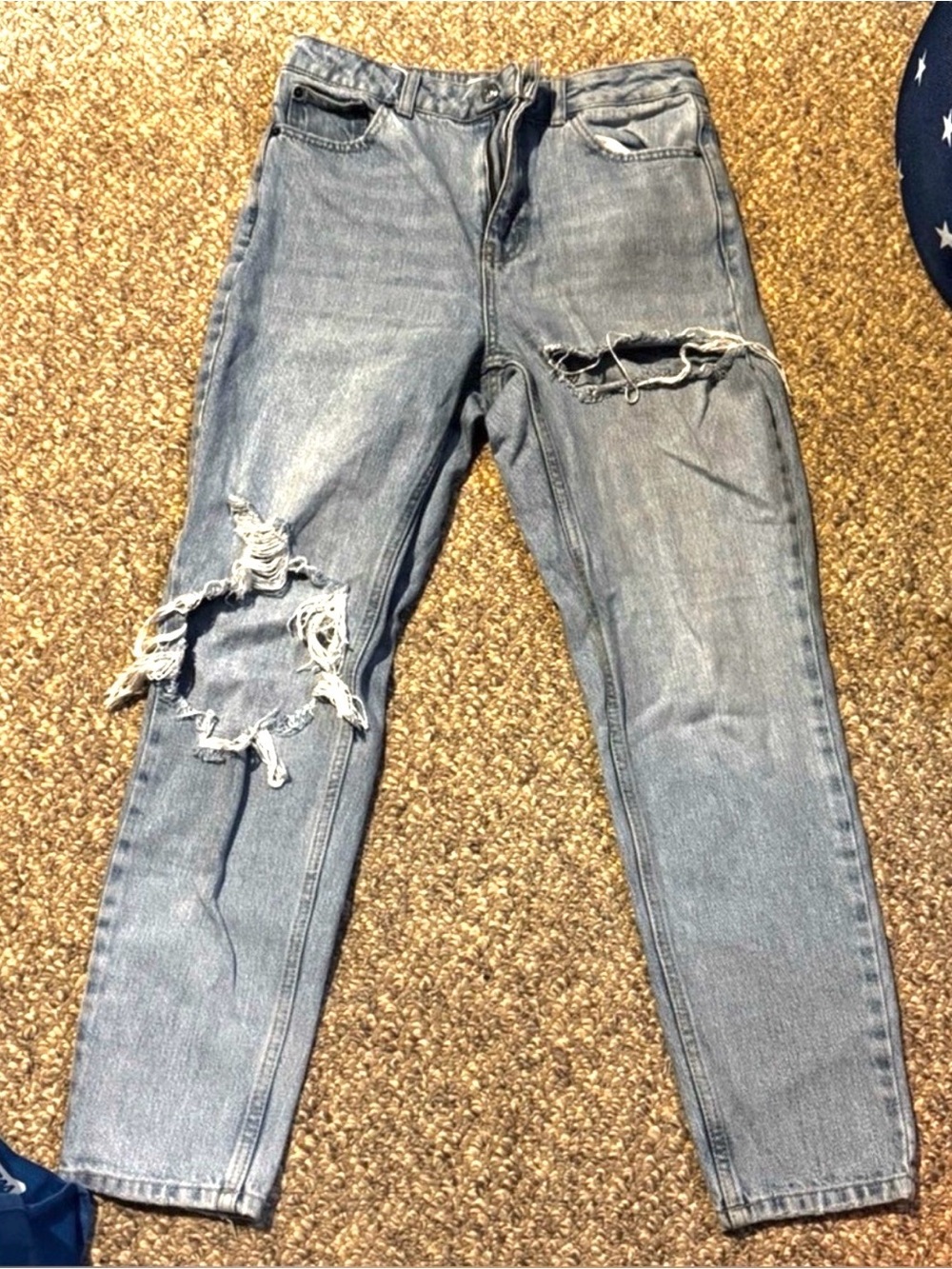 Topshop Straight Leg Mom Jeans Size 28